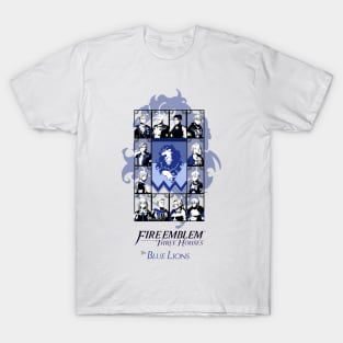 Fire Emblem Three Houses: The Blue Lions Featuring Female Byleth T-Shirt